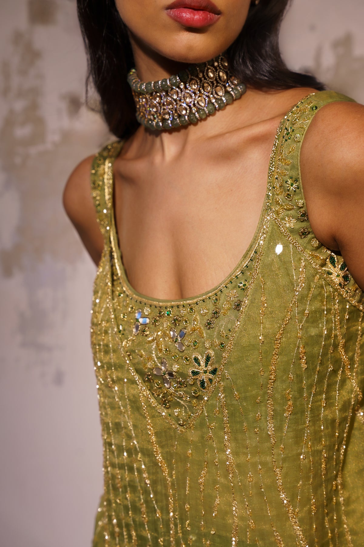 OLIVE GLEAM SET